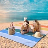 image:imageWIWIGO Beach Blanket Waterproof Sandproof Beach Mat 79 X 8310x9for 28 Adults Quick Drying Outdoor Picnic Mat Beach Accessories for Travel Camping HikingSolidrainbow