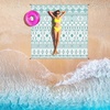 image:imageWIWIGO Beach Blanket Waterproof Sandproof Beach Mat 79 X 8310x9for 28 Adults Quick Drying Outdoor Picnic Mat Beach Accessories for Travel Camping HikingBoho Style Green