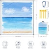 image:imageWIWIGO Beach Blanket Waterproof Sandproof Beach Mat 79 X 8310x9for 28 Adults Quick Drying Outdoor Picnic Mat Beach Accessories for Travel Camping HikingOil Painting Beach