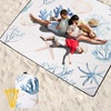 image:imageWIWIGO Beach Blanket Waterproof Sandproof Beach Mat 79 X 8310x9for 28 Adults Quick Drying Outdoor Picnic Mat Beach Accessories for Travel Camping HikingSea Creature  Burlap