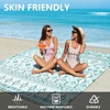 image:imageWIWIGO Beach Blanket Waterproof Sandproof Beach Mat 79 X 8310x9for 28 Adults Quick Drying Outdoor Picnic Mat Beach Accessories for Travel Camping HikingBoho Style Green