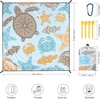 image:imageWIWIGO Beach Blanket Waterproof Sandproof Beach Mat 79 X 8310x9for 28 Adults Quick Drying Outdoor Picnic Mat Beach Accessories for Travel Camping HikingMandala Sea