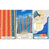 image:imageWIWIGO Beach Blanket Waterproof Sandproof Beach Mat 79 X 8310x9for 28 Adults Quick Drying Outdoor Picnic Mat Beach Accessories for Travel Camping HikingStripes  Green Orange