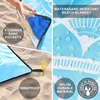 image:imageWIWIGO Beach Blanket Waterproof Sandproof Beach Mat 79 X 8310x9for 28 Adults Quick Drying Outdoor Picnic Mat Beach Accessories for Travel Camping HikingMandala Inkblue