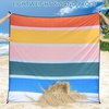 image:imageWIWIGO Beach Blanket Waterproof Sandproof Beach Mat 79 X 8310x9for 28 Adults Quick Drying Outdoor Picnic Mat Beach Accessories for Travel Camping HikingSolidrainbow