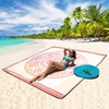 image:imageWIWIGO Beach Blanket Waterproof Sandproof Beach Mat 79 X 8310x9for 28 Adults Quick Drying Outdoor Picnic Mat Beach Accessories for Travel Camping HikingMandala  Orange Yellow