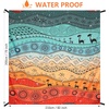 image:imageWIWIGO Beach Blanket Waterproof Sandproof Beach Mat 79 X 8310x9for 28 Adults Quick Drying Outdoor Picnic Mat Beach Accessories for Travel Camping HikingTribegreen Orange