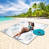 image:imageWIWIGO Beach Blanket Waterproof Sandproof Beach Mat 79 X 8310x9for 28 Adults Quick Drying Outdoor Picnic Mat Beach Accessories for Travel Camping HikingSea Creature  Burlap