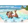 image:imageWIWIGO Beach Blanket Waterproof Sandproof Beach Mat 79 X 8310x9for 28 Adults Quick Drying Outdoor Picnic Mat Beach Accessories for Travel Camping HikingBig Flowerblue and Green Gradient