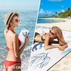 image:imageWIWIGO Beach Blanket Waterproof Sandproof Beach Mat 79 X 8310x9for 28 Adults Quick Drying Outdoor Picnic Mat Beach Accessories for Travel Camping HikingSea Creature  Burlap