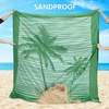 image:imageWIWIGO Beach Blanket Waterproof Sandproof Beach Mat 79 X 8310x9for 28 Adults Quick Drying Outdoor Picnic Mat Beach Accessories for Travel Camping HikingCoconut Tree