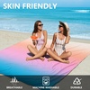 image:imageWIWIGO Beach Blanket Waterproof Sandproof Beach Mat 79 X 8310x9for 28 Adults Quick Drying Outdoor Picnic Mat Beach Accessories for Travel Camping HikingGradientsunset