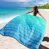 image:imageWIWIGO Beach Blanket Waterproof Sandproof Beach Mat 79 X 8310x9for 28 Adults Quick Drying Outdoor Picnic Mat Beach Accessories for Travel Camping HikingBlue Geometric Tribe