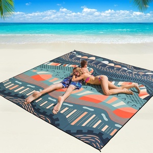 image:imageWIWIGO Beach Blanket Waterproof Sandproof Beach Mat 79 X 8310x9for 28 Adults Quick Drying Outdoor Picnic Mat Beach Accessories for Travel Camping HikingOriginal Totem