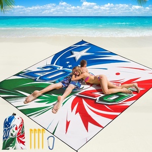 image:imageWIWIGO Beach Blanket Waterproof Sandproof Beach Mat 79 X 8310x9for 28 Adults Quick Drying Outdoor Picnic Mat Beach Accessories for Travel Camping HikingSoccer Goal  3d